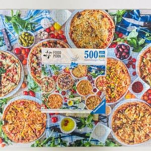 Ravensburger 500 piece puzzle: You had me at pizza